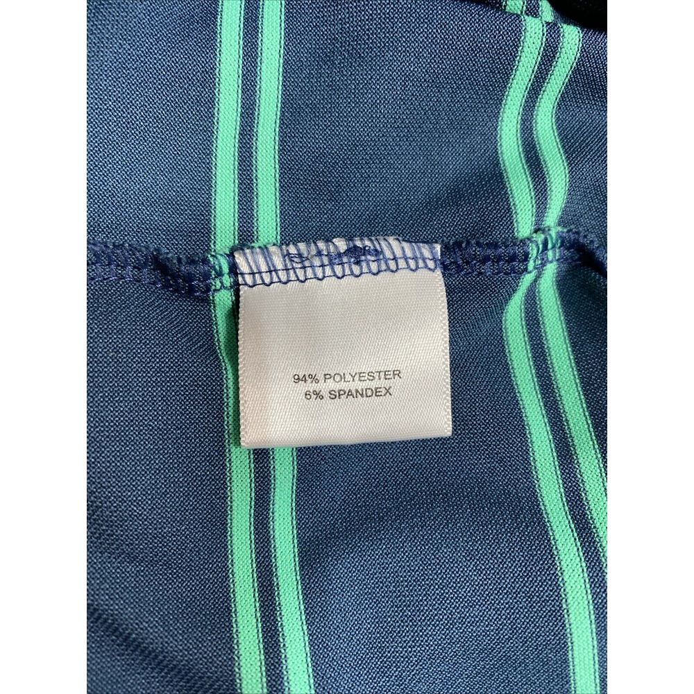 Peter Millar Summer Comfort Men‎ Golf Polo Shirt XL Carolinas Golf Blue Striped - Picture 9 of 10
